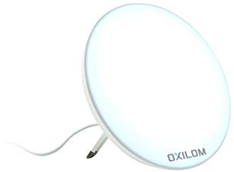YUBIYAI OXILOM Tageslichtlampe 10.000 lux. Medizinprodukt. Lichttherapie-Lampe gegen saisonale Unausgeglichenheit, gedrückte Stimmungslage, Antriebslosigkeit, Energiemangel und Winterdepression