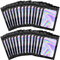 BQTQ 150 Stück Geruchssichere Beutel mit Reißverschluss Aluminiumfolie Wiederverschließbare Beutel Zip Beutel Folie Tasche Geruchssichere Beutel für Lebensmittel(Holographisches Schwarz, 10x15cm)