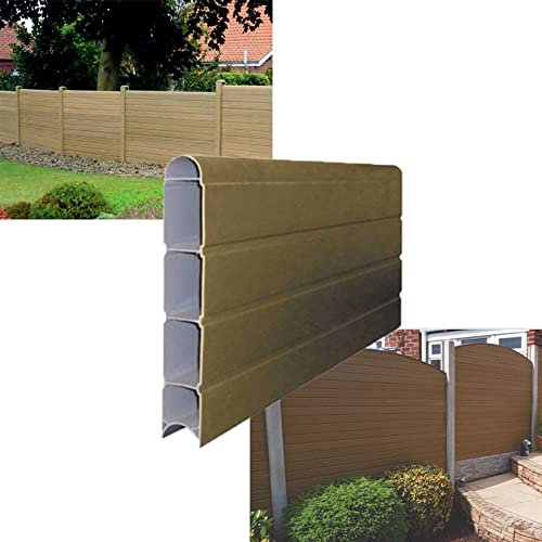 VP Plastic Fencing Panels - Composite Fence Panels - ECO Fencing Fence Board 1.8m (6') - Natural