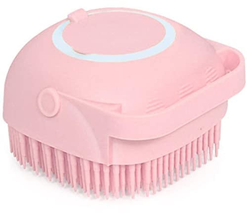 Fituenly Badebürste Für Haustiere Silikon Katzenshampoo Massagekamm Hundepflege Duschbürste Schrubber Für Kurzes Langes Haar