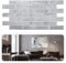 Grace Baltic - 5 m²/10 Stück Beste Qualität Wandverkleidung 3D-Wandpaneele für Innenwanddekoration dünn und elastisch PVC-Kunst 1mm Stärke Old Grey