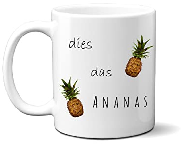 online-hut - Kaffeetasse - Tasse - Lieblingstasse - Sprüche Tasse - Ananas - Geschenkidee - LT-33