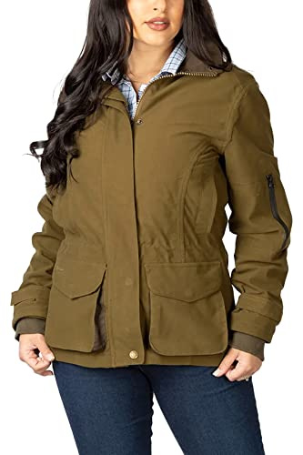 Rydale Ladies Shooting Jacket Women’s Waterproof Hunting Coat Mesh Lined 2 Colours