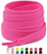 Puzeam 2 Paia Lacci Scarpe Piatti Colorati (16 Colori), Lacci per Scarpe Larghi da 8mm per Sneakers, Ginnastica, Sportive, Resistenti Stringhe - Rosa Caldo 100
