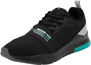 Puma Unisex-Erwachsene Mapf1 Wired Run Freizeitschuh, Schwarz-Silber, 44 EU