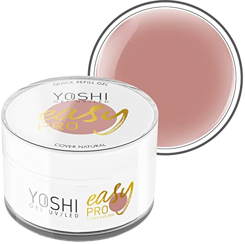 Yoshi Jelly PRO Gel Nägel 50 ml - Flexibles Maniküre UV Gel - Professionell Gelnägel - Builder Gel für Nägel - Nagel Gel UV und LED - Gel für Gelnägel - Beige