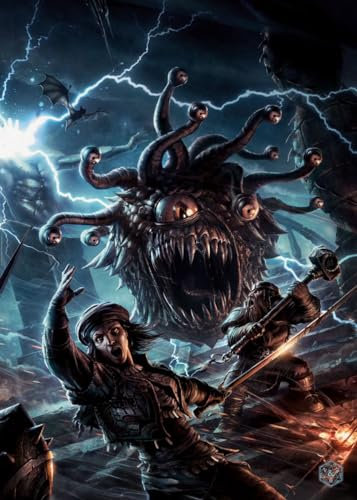 Displate Offiziell Dungeons And Dragons MetallPoster Magnetische Befestigung Inklusive Lizenziert Bilder Hochwertiges Poster Manual Covers - Monster Manual 45 cm x 32 cm