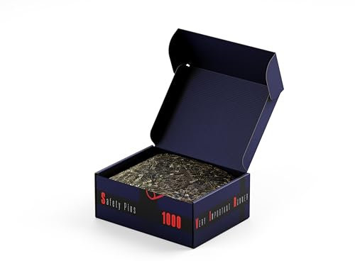 VERY IMPORTANT RUNNER - Box mit 1.000 Sicherheitsnadeln für Startnummern 26mm nickelfrei. Mittlere Größe, ideal für Veranstalter von Lauf- und Ultra-Trail-Rennen. Für Sport-Events. (1000)