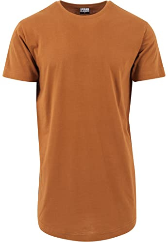 Urban Classics Herren Shaped Long Tee Toffee, 5XL