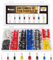 Gruiqrd 1200Pcs Wire Ferrules Kit, Wire Terminal Ferrules Crimp Connector, Insulated Cord Pin End Terminal Great Assortment Ferrules Kit with Portable Box