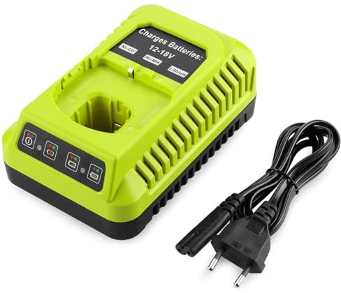 Aokicase Charger Replacement for Ryobi 12V-18V Charger P117 Compatible with Ryobi 12V-18V One+ Lithium NiCad NiMh Battery P102 P108 P189 P197 P103 P105 P107 P190 P191 PBP002 PBP000 5(Single)