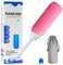 Tragbares Bidet Intimdusche für Damen, 500ml Portable Bidet für die Postpartale Dammpflege, Peri Bottle für Vaginaldusche, Perineal Flasche mit Doppeldüse und Reisetasche,Rosa