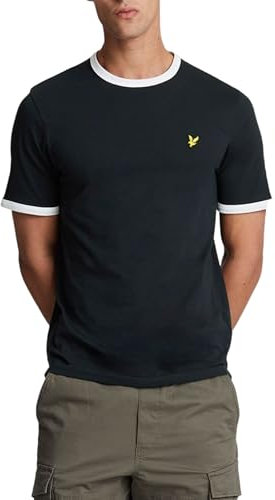 Lyle & Scott Ringer T-Shirts für Herren – 100% Baumwolle | Premium Qualität | XS-XXL