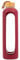 for you Nachhaltige Trinkflasche red berry - 750ml aus Glas + Silikonhülle - spülmaschinenfest - 0,75Liter Auslaufsichere Wasserflasche mit Bambusdeckel - 100% BPA frei - geeignet von -20°C – 150°C