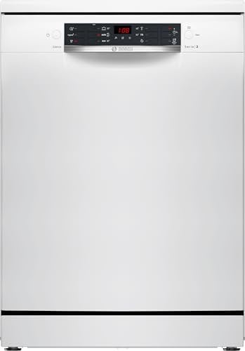 Bosch SMS26AW01F, Serie 2, Lavastoviglie 60 cm, Posa libera, Bianco