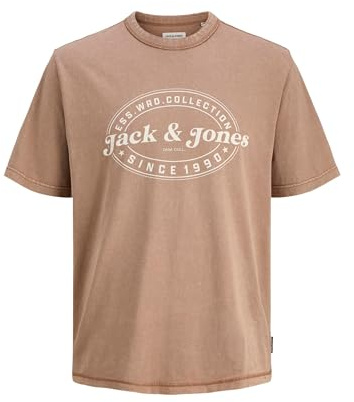 JACK & JONES Jjedover Print Tee Ss Crew Neck