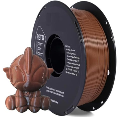 CC3D Standard PETG Filament Braun 1,75 mm 1KG FDM 3D Drucker Filament 3D Druck Materialien (PETG Braun)
