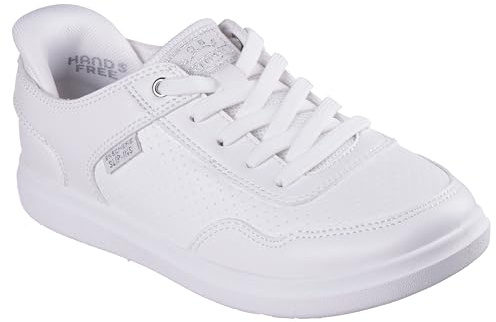 Skechers Women's Hands Free Slip-ins Bobs D'vine-So Hooked Sneaker, Weiss/opulenter Garten, 36 EU