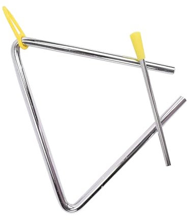 Triangel Musikinstrument,Triangle,Trian,Kinder,Percussion,Musikinstrumente,Instrumente,Dreieck,für Schlag-Dreiecke,Schlägern,Musikalische,Früherziehungtriangel,Groß,Baby,Erwachsene,Früherziehung