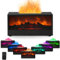 Difusor de Aceites Esenciales con Llama 3D, 150ML Humidificador de Aire para Dormitorio con Chimenea LED, 7 Colores de Llama, Difusor de Aroma para Chimenea con Control Remoto para Oficina en Casa
