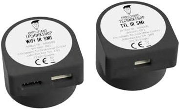 Christians Technikshop WiFi IR SMI V32 mit TTL Modul – WLAN IR-Lesekopf für digitale Stromzähler, SML/D0-kompatibel, Tasmota (ESP32), Home Assistant, ioBroker, DIY Zählerauslesung, Dual-Zählerfähig