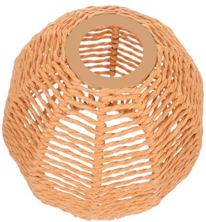 NUOBESTY Hole Bulb Cover for Ceiling Fan Table and Floor Lamps Durable Structure for Room Bedroom Dining Area Khaki