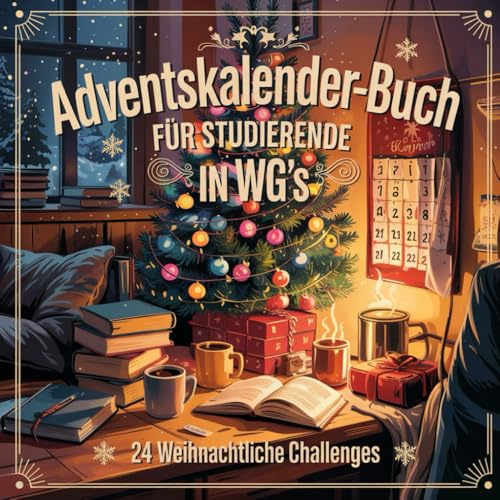 Adventskalender-Buch für Studierende in WGs: 24 witzige Ideen, Gemeinschaftsmomente und Low-Budget-Überraschungen für WG-Alltag und Vorweihnachtszeit