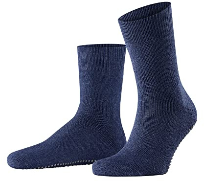 FALKE Men's Homepads Slipper Socks Anti-Slip Nubs Printed On Sole Improved