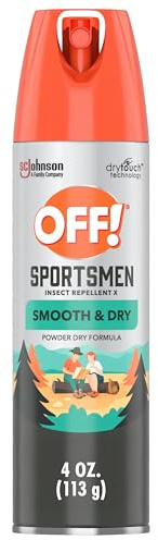 OFF! FamilyCare Insect & Mosquito Repellent Aerosol, Smooth and Dry Formula Bug Spray, Provides up to 6 Hours of Protection, 4 oz