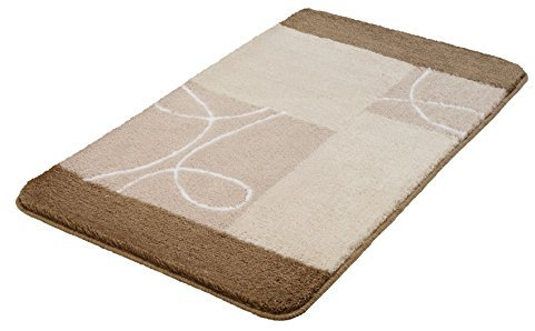 Kleine Wolke Badteppich Curly hellgrau 70 x 120 cm