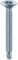 Mustad: 500 viti Drillex® Autoperforanti, Testa Svasata Piana, 3.9x32 mm, Zincate Bianche
