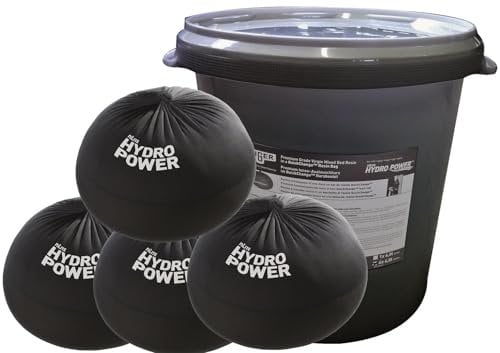 UNGER QuickChange Harzbeutel 24 l mit luftdichtem Eimer (4 Beutel, für Reinwasser-Reinigung, Harztaschen vorportioniert, Premium Ionen-Austauschharz) DIB64