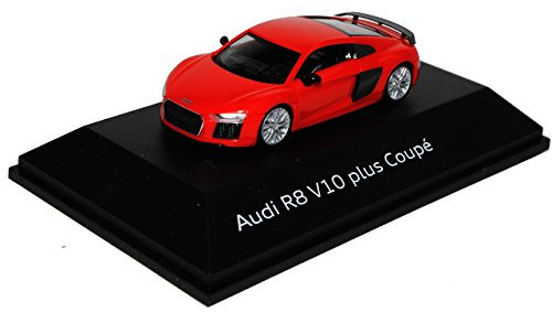 Herpa A-U-D-I R8 V10 Plus Coupe Rot Ab 2012 H0 1/87 Modell Auto