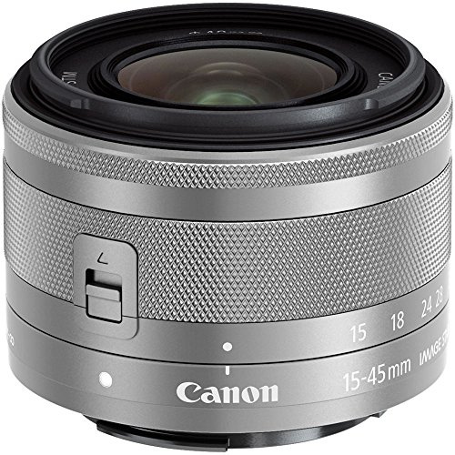 Canon EF-M 15-45mm f/3.5-6.3 Image Stabilization STM Zoom Lens (Silver)