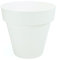Plastiken TES - Maceta Redonda, diámetro de 48 cm, Color Blanco