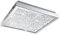 EGLO LED Kristall Deckenlampe Cardito, 1 flammige Deckenleuchte, Material: Stahl, Farbe: Chrom, Glas: Kristalle klar, L: 32x32 cm