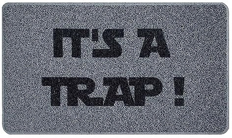 Nicoman Novelty Door Mat Gift Doormat 'It's a Trap' (75x45cm/29.5x17.7inches)