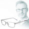 Edison & King Lesebrille Elements aus Metall, in 6 Farben, mit Premium Gläsern (silber, +1,00 dpt)
