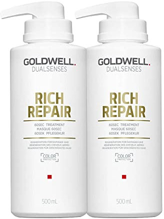 Goldwell Dualsenses Rich Repair Restoring 60Sec Treatment 500 ml x 2