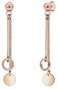Elli Ohrringe Damen Ohrhänger Kette Kreis Stab Geo Basic in 925 Sterling Silber
