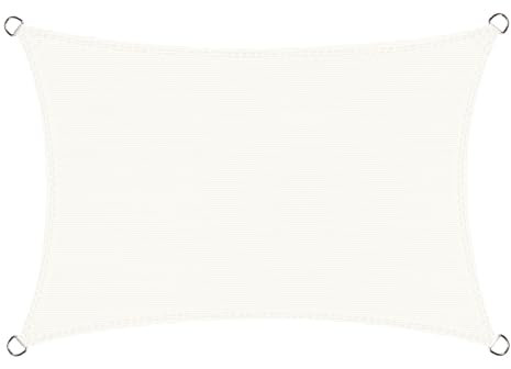 COOL AREA Sonnensegel Quadratisch 3x3m,Sonnenschutz atmungsaktiv mit UV Schutz eignet Sich für Außenbereiche wie Garten und Balkon,Terrasse,Beige