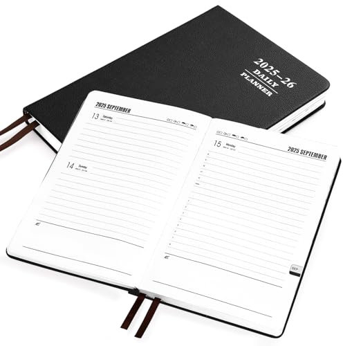 Kalender 2025 2026, Kesote Terminplaner 2025/2026 Notizbuch A5 Planer Familienplaner Terminkalender Juli 25 - Juni 26 Buchkalender Familienkalender 1 Tag 1 Seite