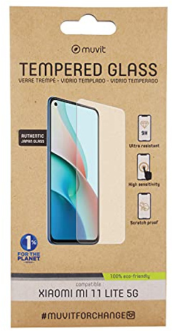 Muvit For Change VERRE TREMPE XIAOMI 11 LITE 5G NE ou 11 LITE 5G