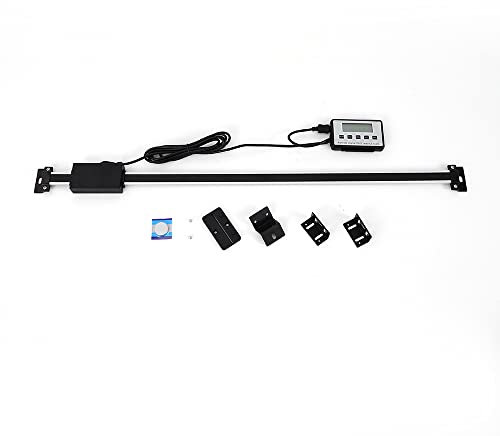 Digitalanzeige-Kit 0-500 mm Anbaumeßschieber Linearmaßstab Digitalanzeige Genaue Digital-LCD-Anzeigeskala für Fräsmaschinen Drehmaschinen Holz- und Metallbearbeitung