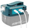 QUPERR - Adp05 Alimentatore Alimentatore Adattatore luce di lavoro Convertitore per Makita 14.4v & 18v Batteria con un paio di USB Phone Charger interfaccia, con porta DC Cordless Torcia (solo