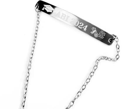 Class of 2024 Armband,Abitur Armband aus Metall,ABI Armband Souvenir Geschenke Zum,Abschlussfeier Armband,Bestandene Prüfung Geschenk,Abschluss Geschenk für Freunde