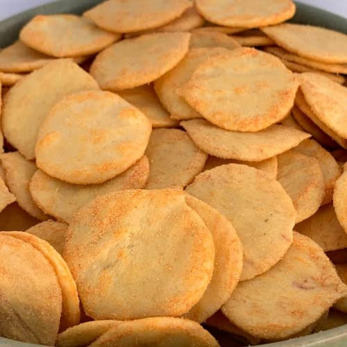 NULTHY - 1kg Galletas de Maíz con Sabor a Queso - Textura Crujiente - Snack para Cualquier Momento del Día