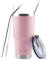 FAB | Vacuum Insulated Tumbler with Lid & Straw 850ml (30oz)| Reusable Stainless Steel Flask for Hot & Cold Drink | Iced Coffee Cup | Travel Mug | BPA Free - Pink