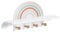 Zeller 13539 Kinder-Wandgarderobe Rainbow, MDF/Kiefer, ca. 48 x 13 x 24 cm