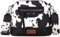 Wrangler Umhängetasche für Damen, Kuhmuster, Western-Umhängetasche mit charakteristischem Riemen, Komplett mit Kuhmuster, Schwarz, 3D x 9.5W x 7.0H, Western-Kuh-Aufdruck